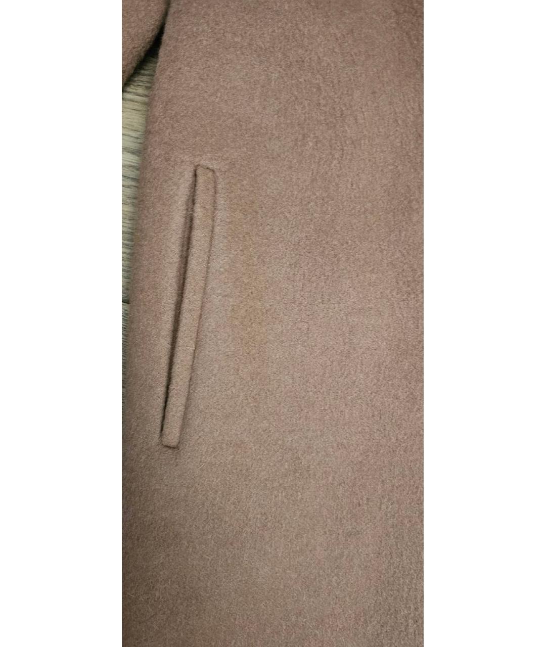 FABIANA FILIPPI Коричневое шерстяное пальто, фото 7