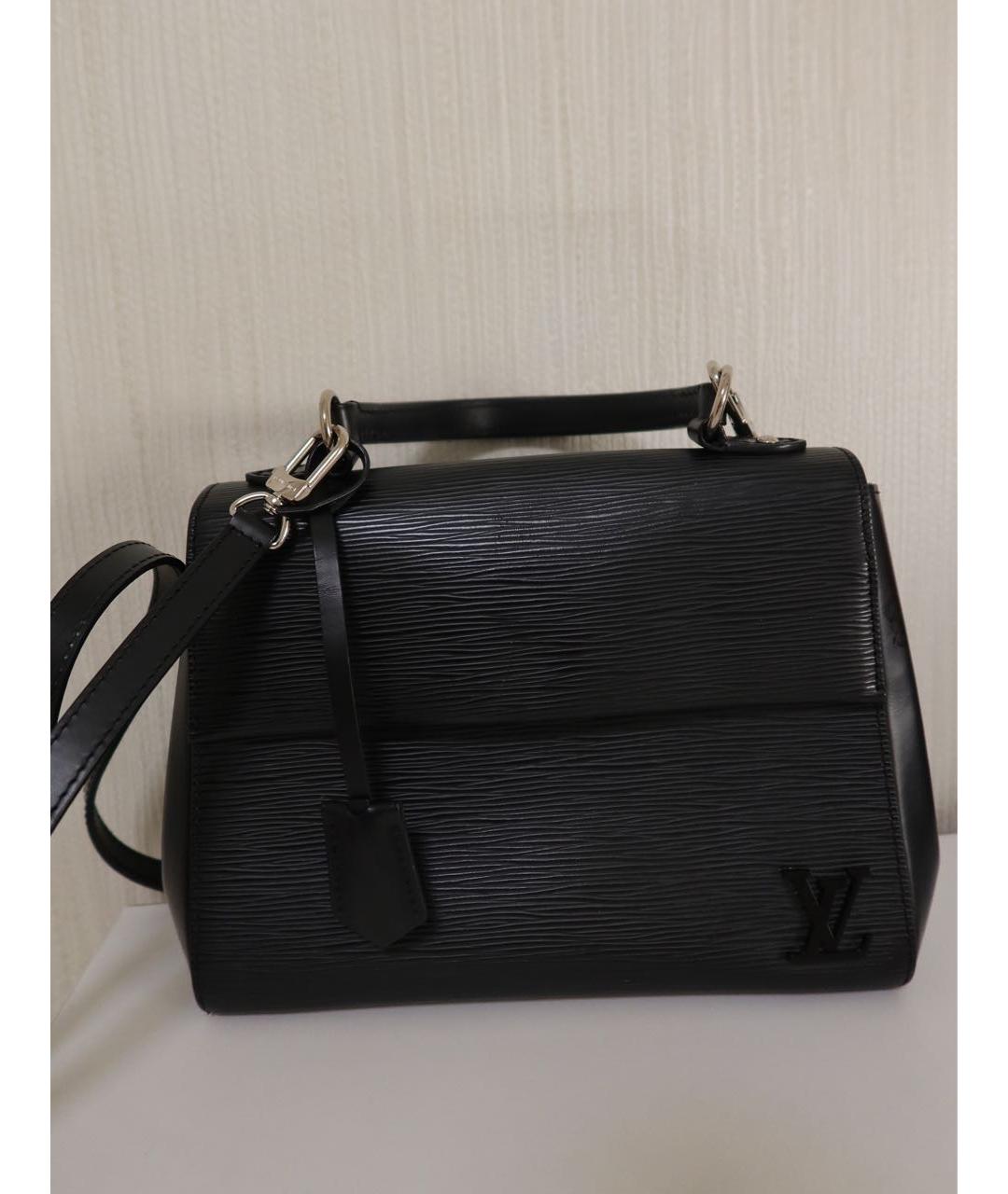 LOUIS VUITTON Черная сумка с короткими ручками, фото 2