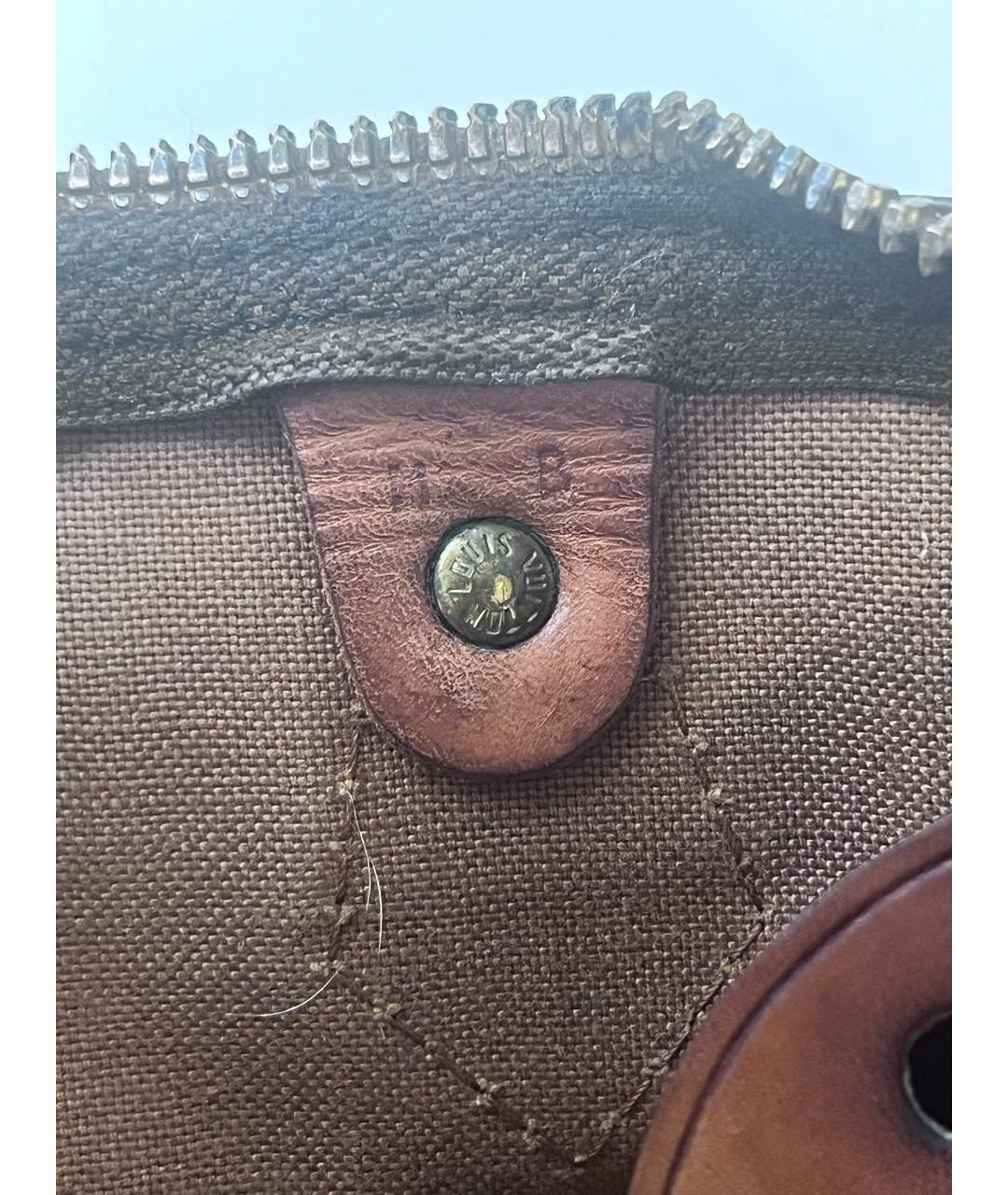 LOUIS VUITTON Коричневая сумка тоут, фото 7