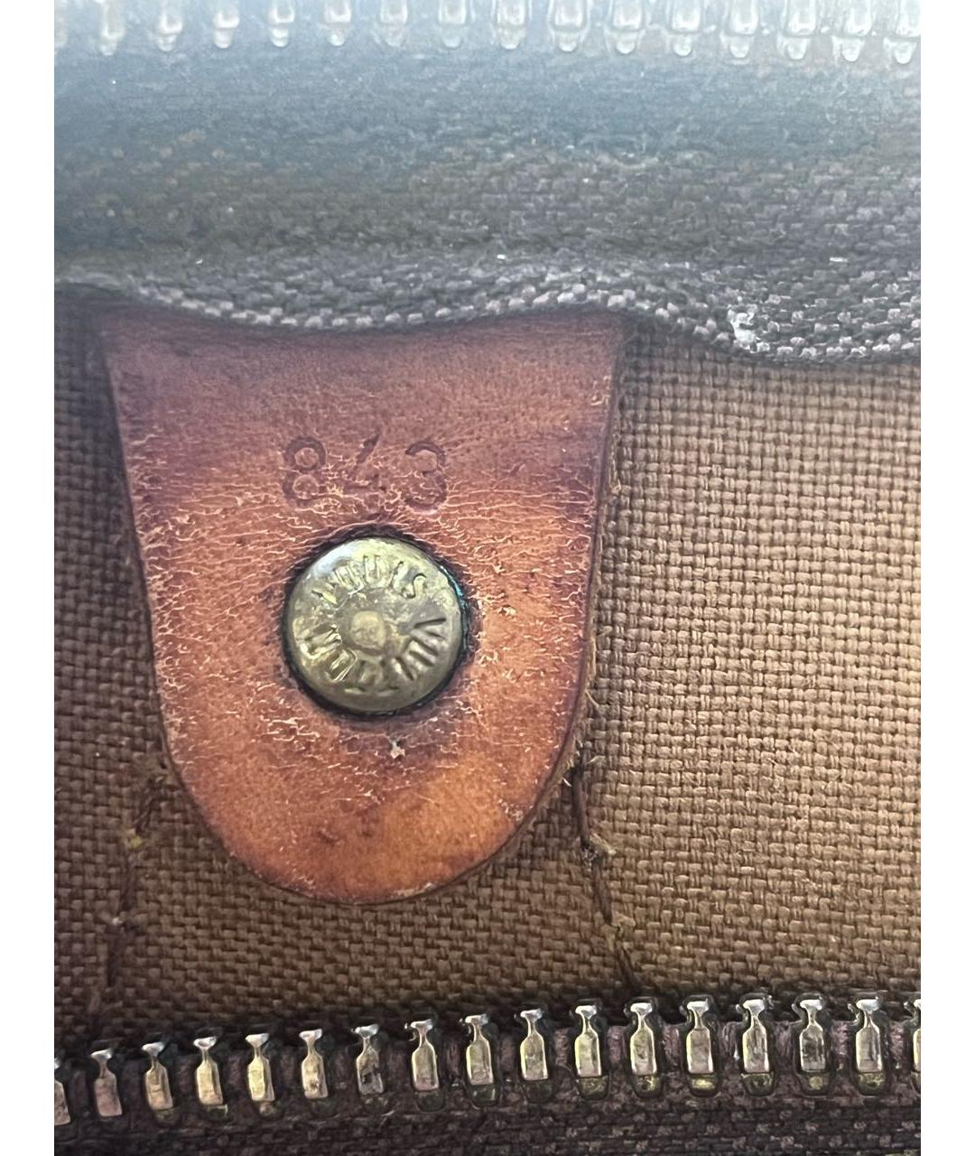 LOUIS VUITTON Коричневая сумка тоут, фото 6