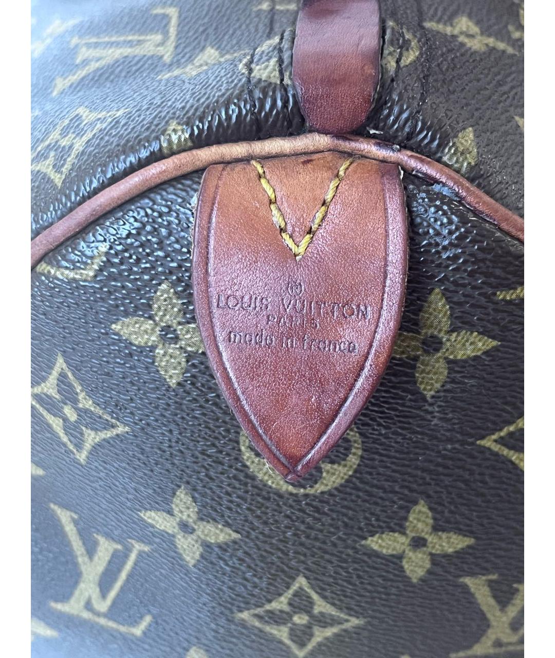 LOUIS VUITTON Коричневая сумка тоут, фото 4