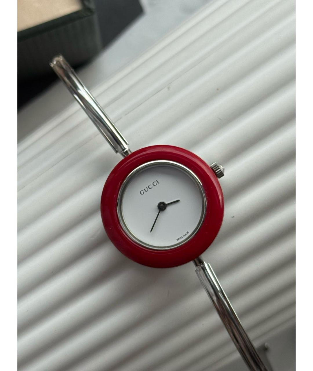 GUCCI Серебряные серебряные часы, фото 4