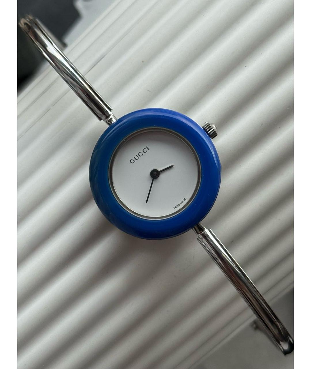GUCCI Серебряные серебряные часы, фото 5