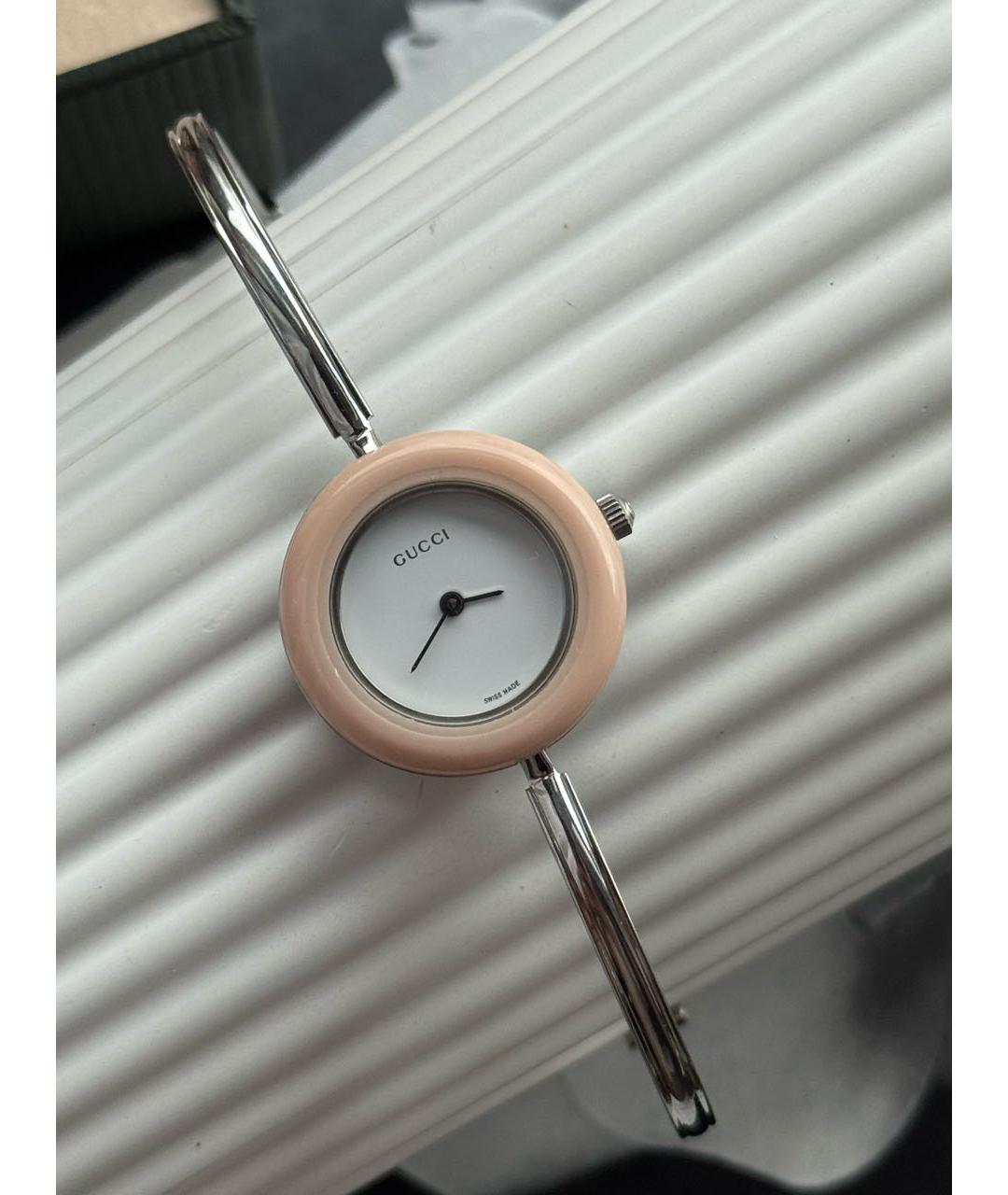 GUCCI Серебряные серебряные часы, фото 7