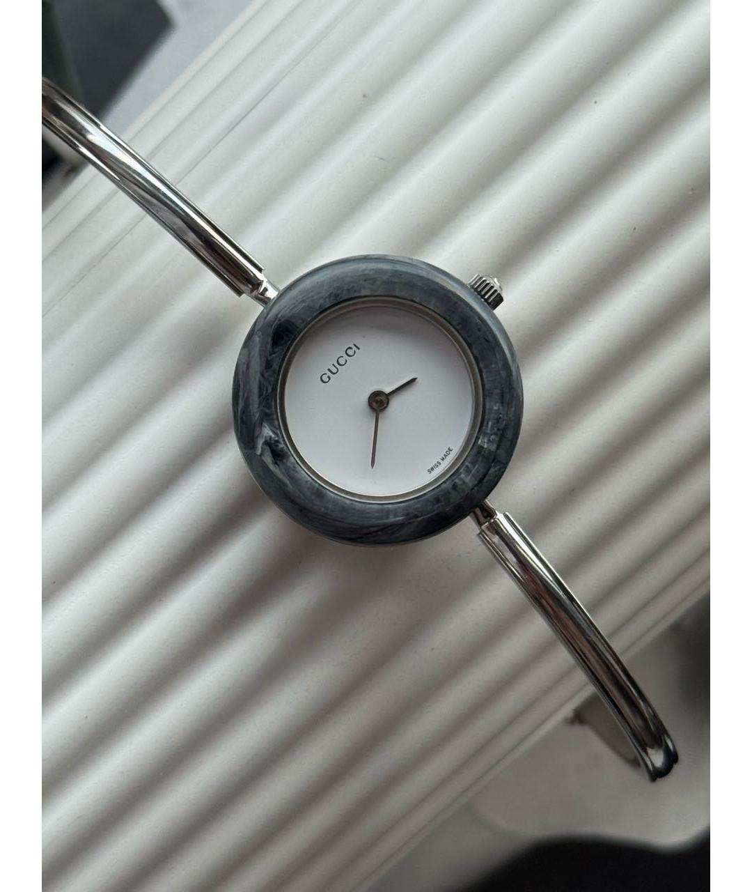 GUCCI Серебряные серебряные часы, фото 6