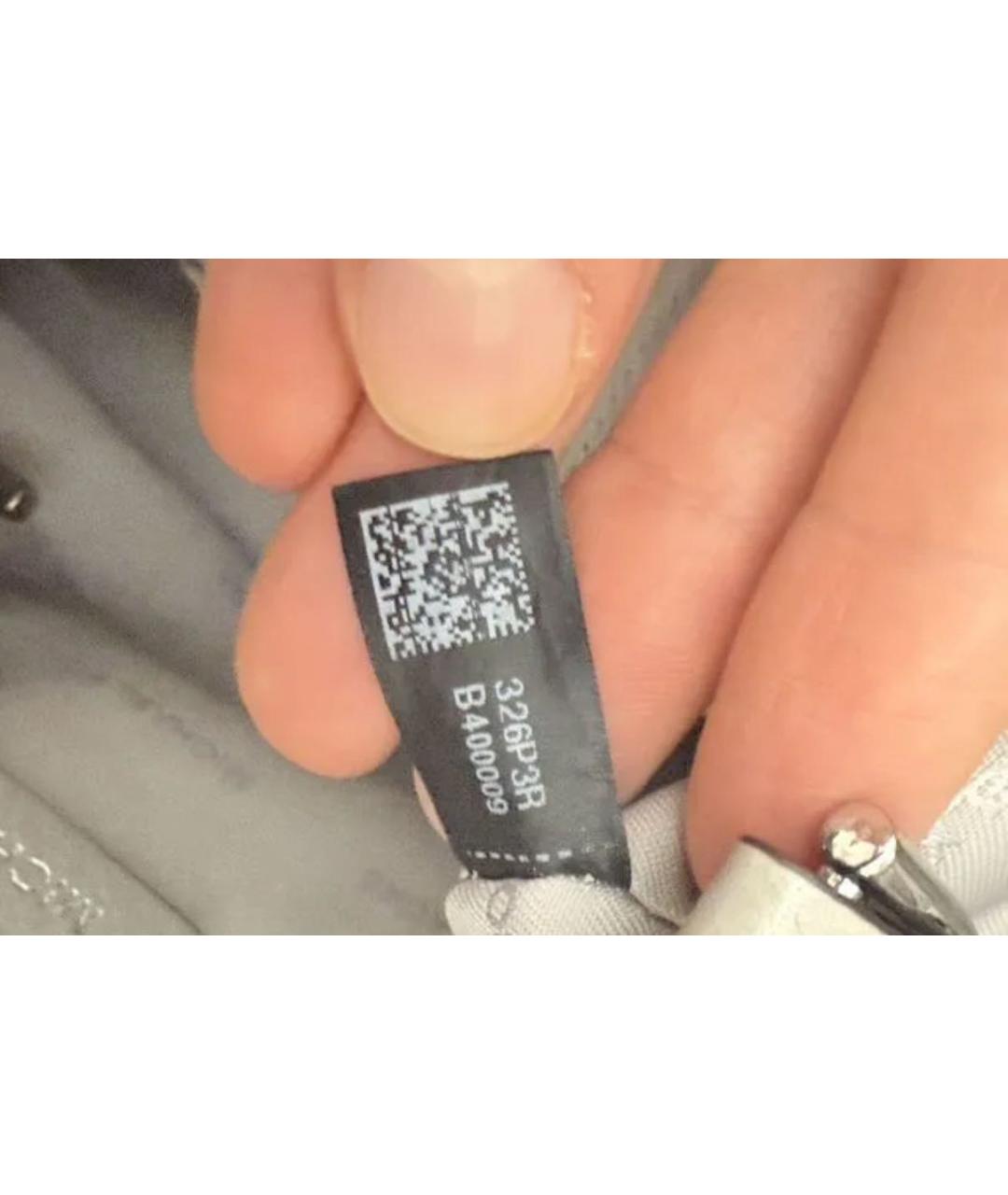 MICHAEL KORS Серая кожаная сумка с короткими ручками, фото 6