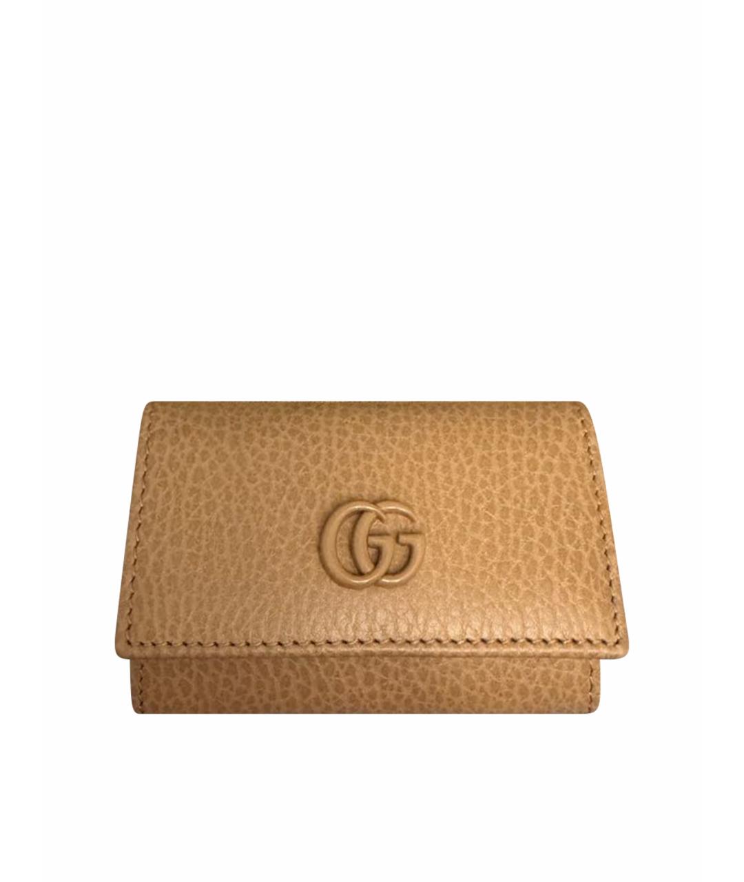 GUCCI Бежевая ключница, фото 1