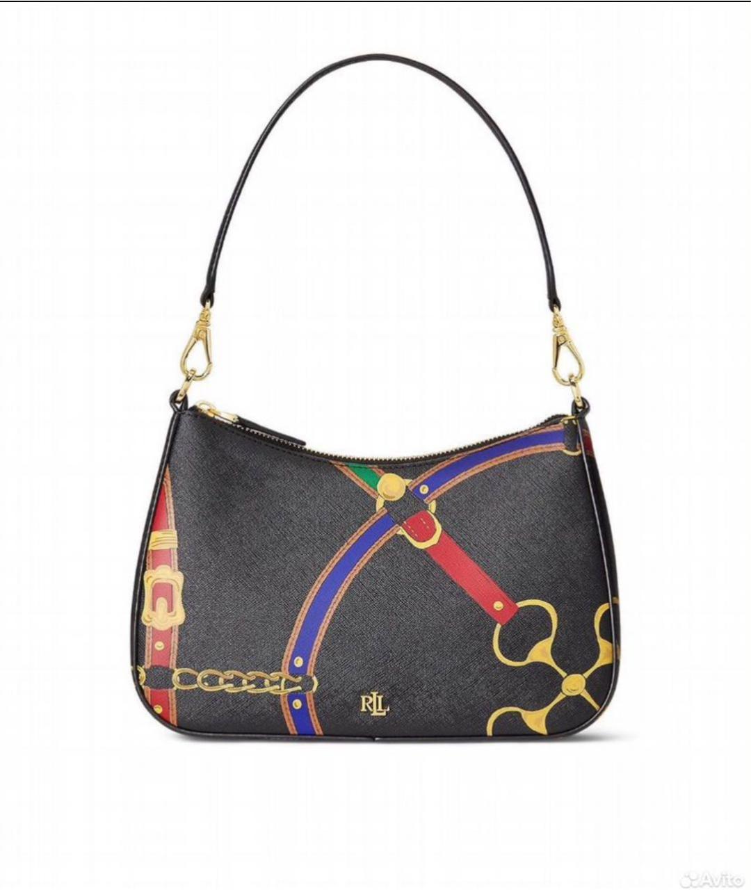 RALPH LAUREN Мульти кожаная сумка через плечо, фото 5