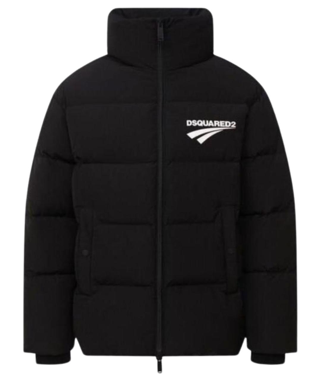 DSQUARED2 Черный полиэстеровый пуховик, фото 1