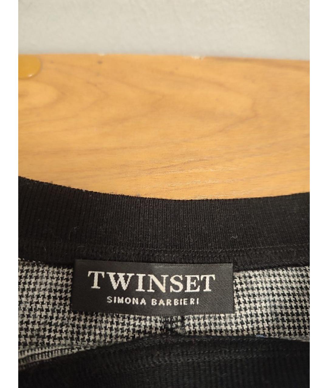 TWIN-SET Серая шерстяная блузы, фото 3