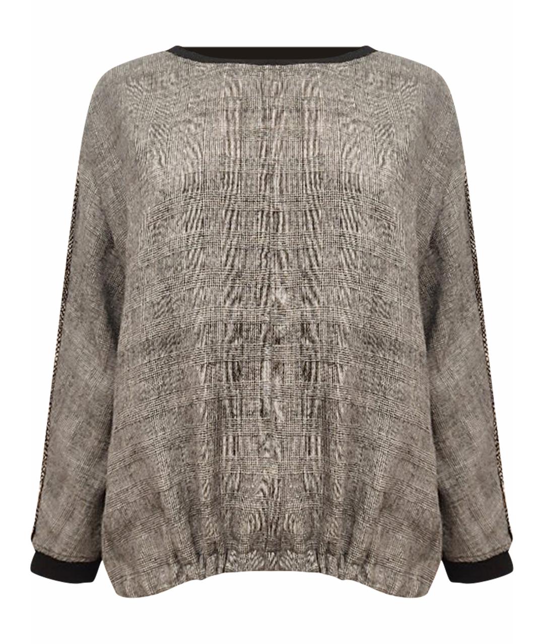 TWIN-SET Серая шерстяная блузы, фото 1