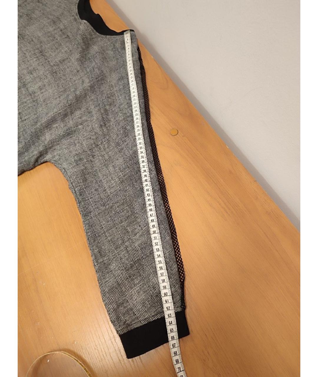 TWIN-SET Серая шерстяная блузы, фото 7