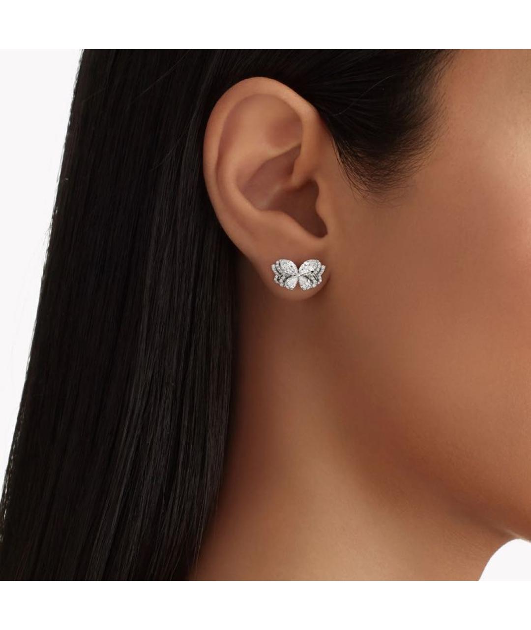 GRAFF Серебряные серьги из белого золота, фото 2