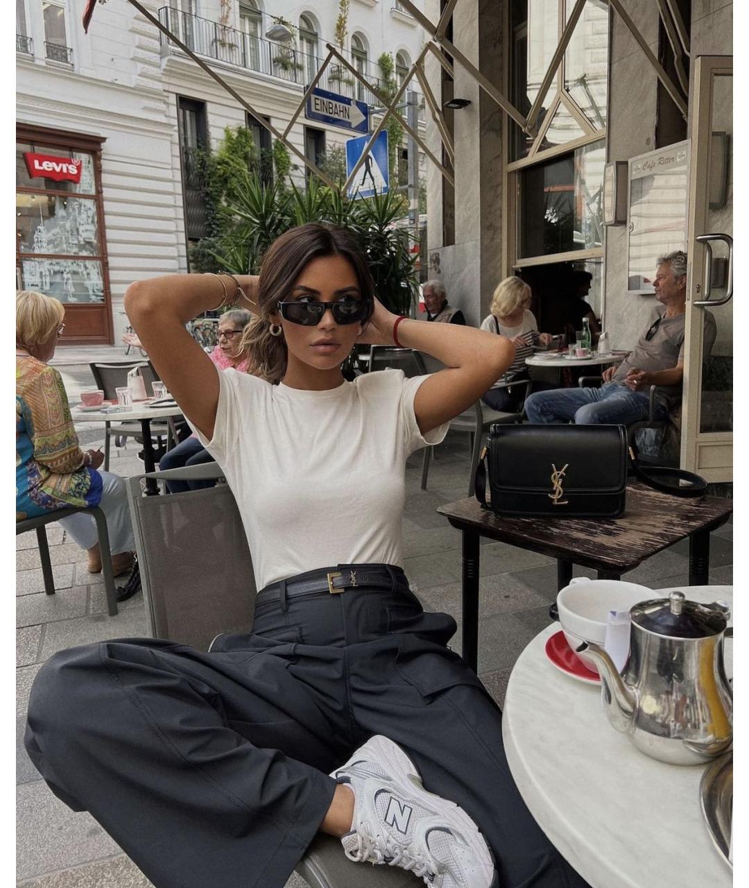 NEW BALANCE Белые кожаные кроссовки, фото 5