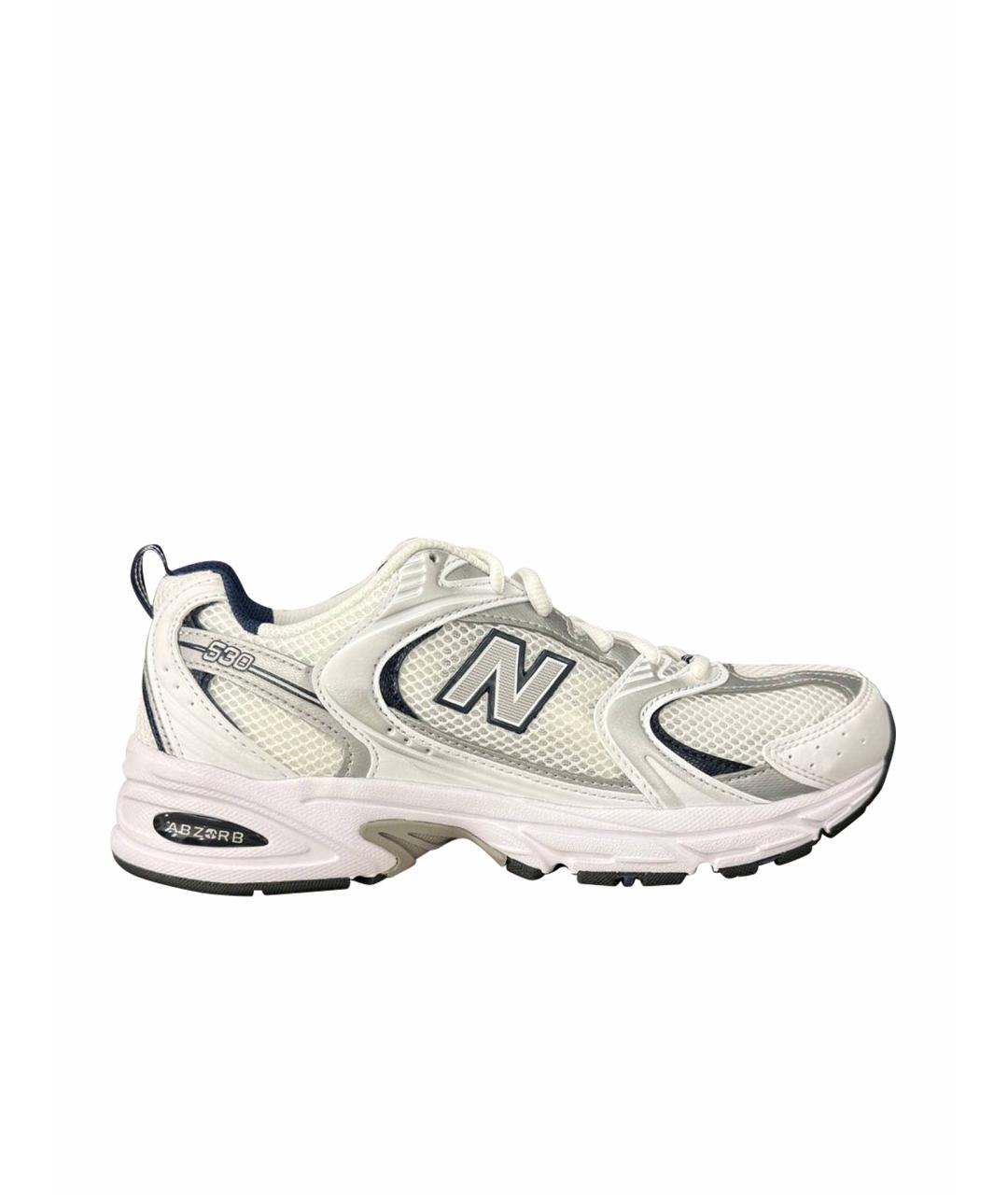 NEW BALANCE Белые кожаные кроссовки, фото 1