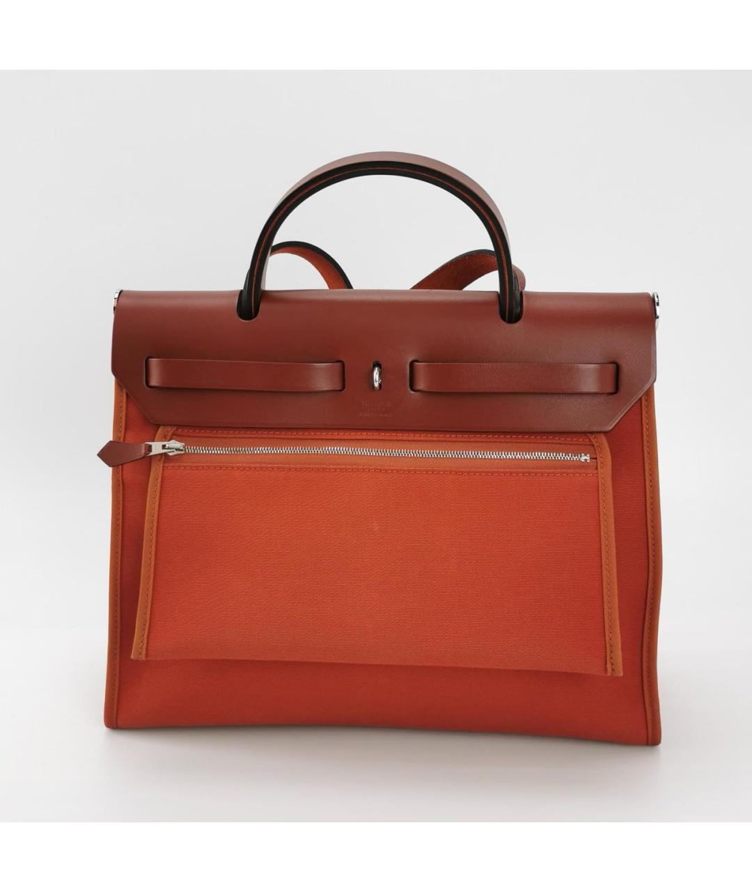 HERMES Бордовая кожаная сумка через плечо, фото 5