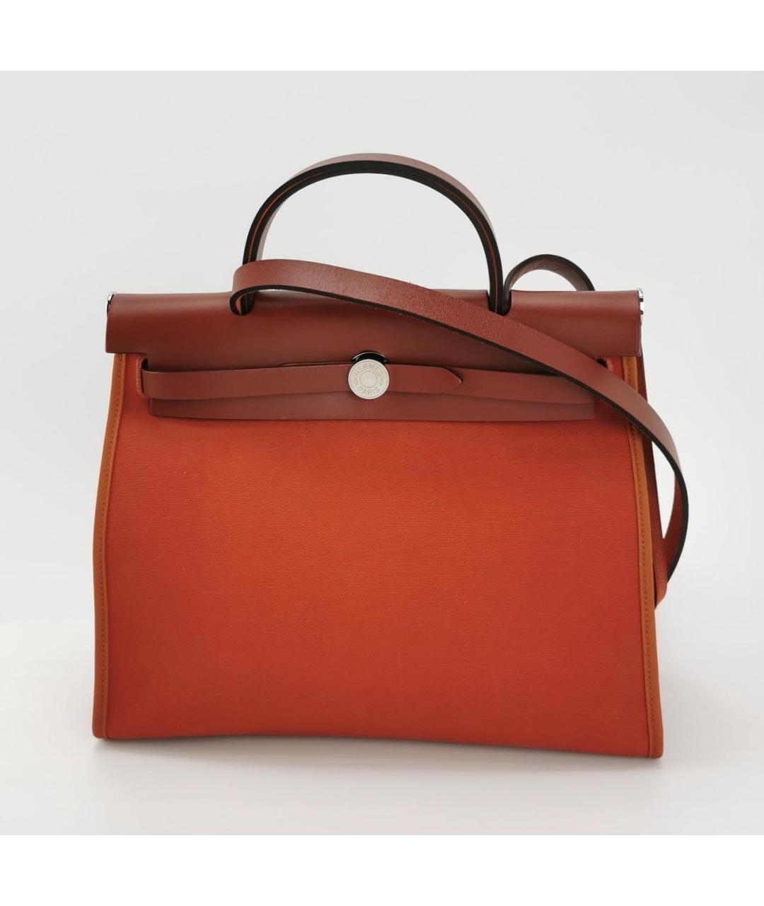 HERMES Бордовая кожаная сумка через плечо, фото 2