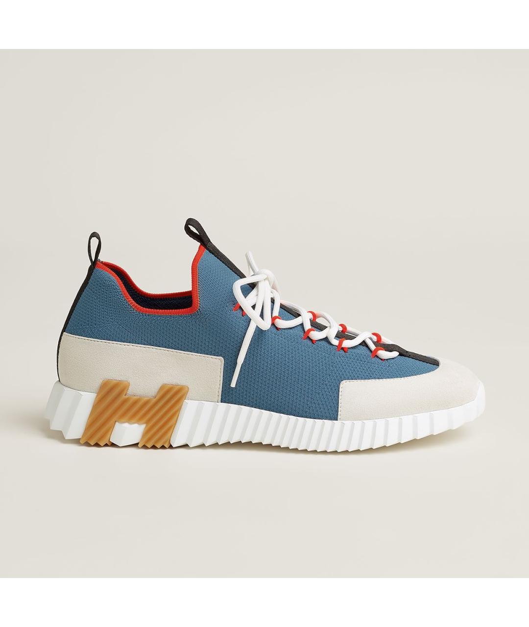 HERMES Мульти текстильные низкие кроссовки / кеды, фото 6