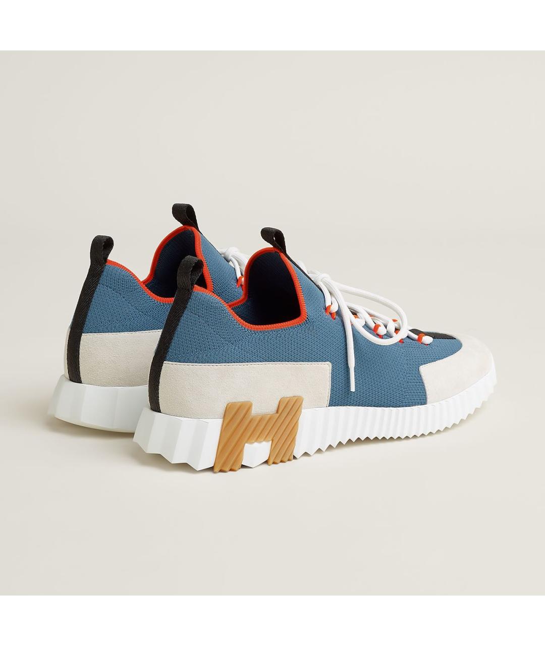 HERMES Мульти текстильные низкие кроссовки / кеды, фото 3