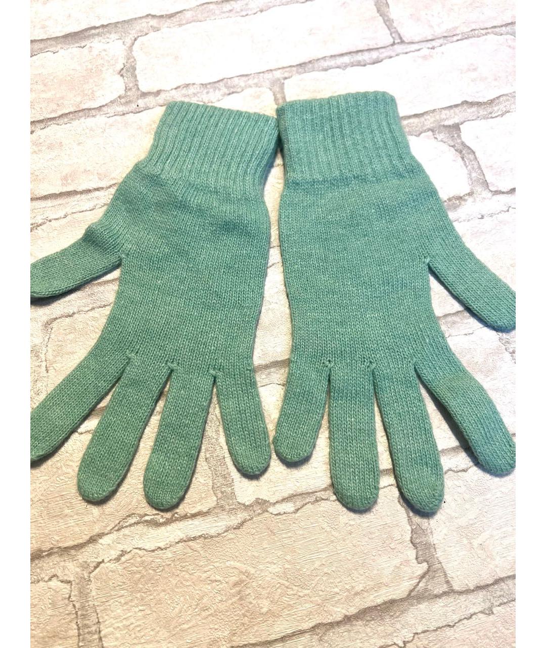 BLUMARINE Бирюзовая хлопковая шапка, фото 5