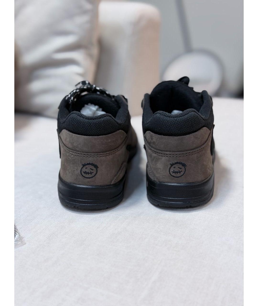 NIKE Коричневые замшевые кеды, фото 4