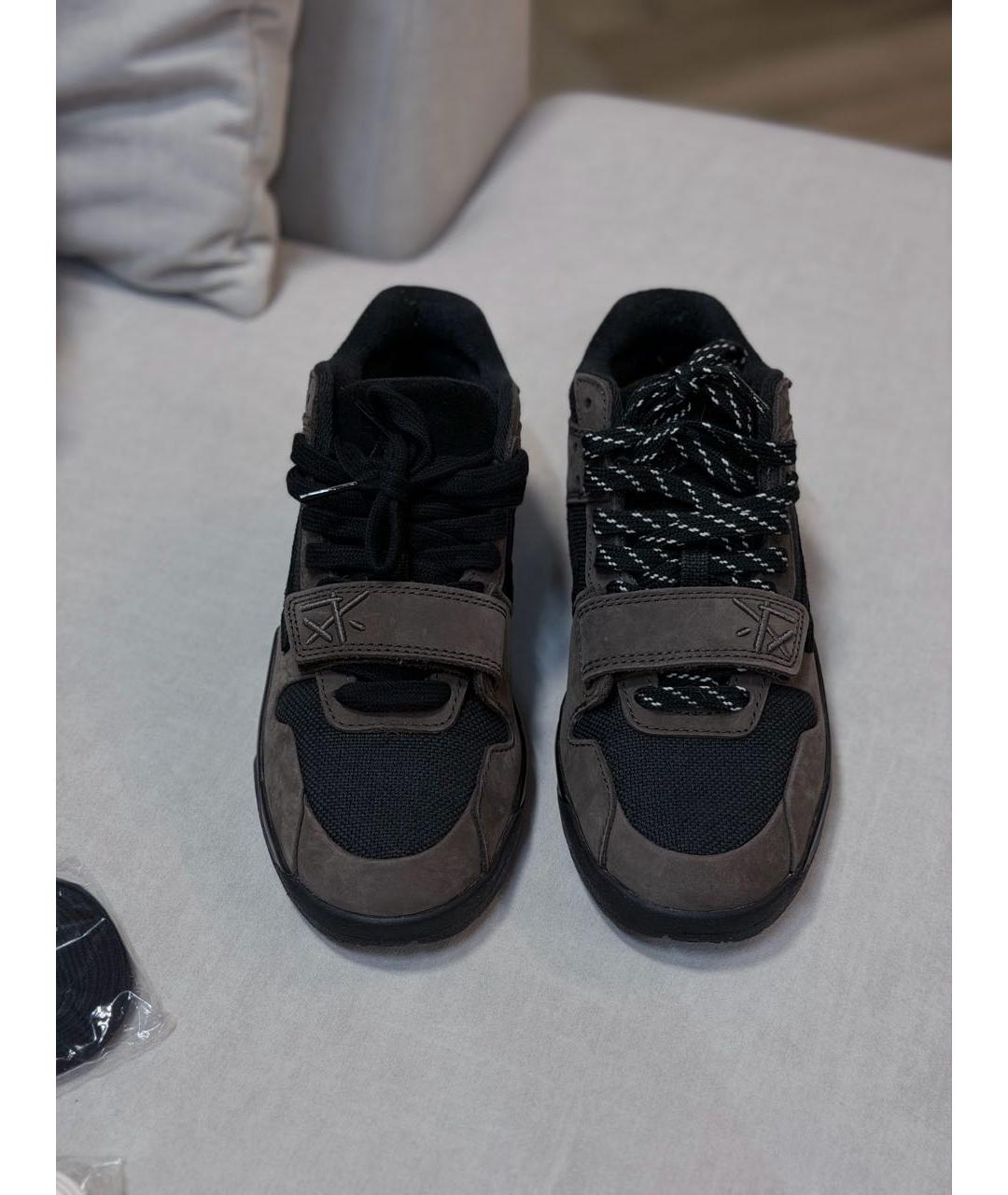 NIKE Коричневые замшевые кеды, фото 2