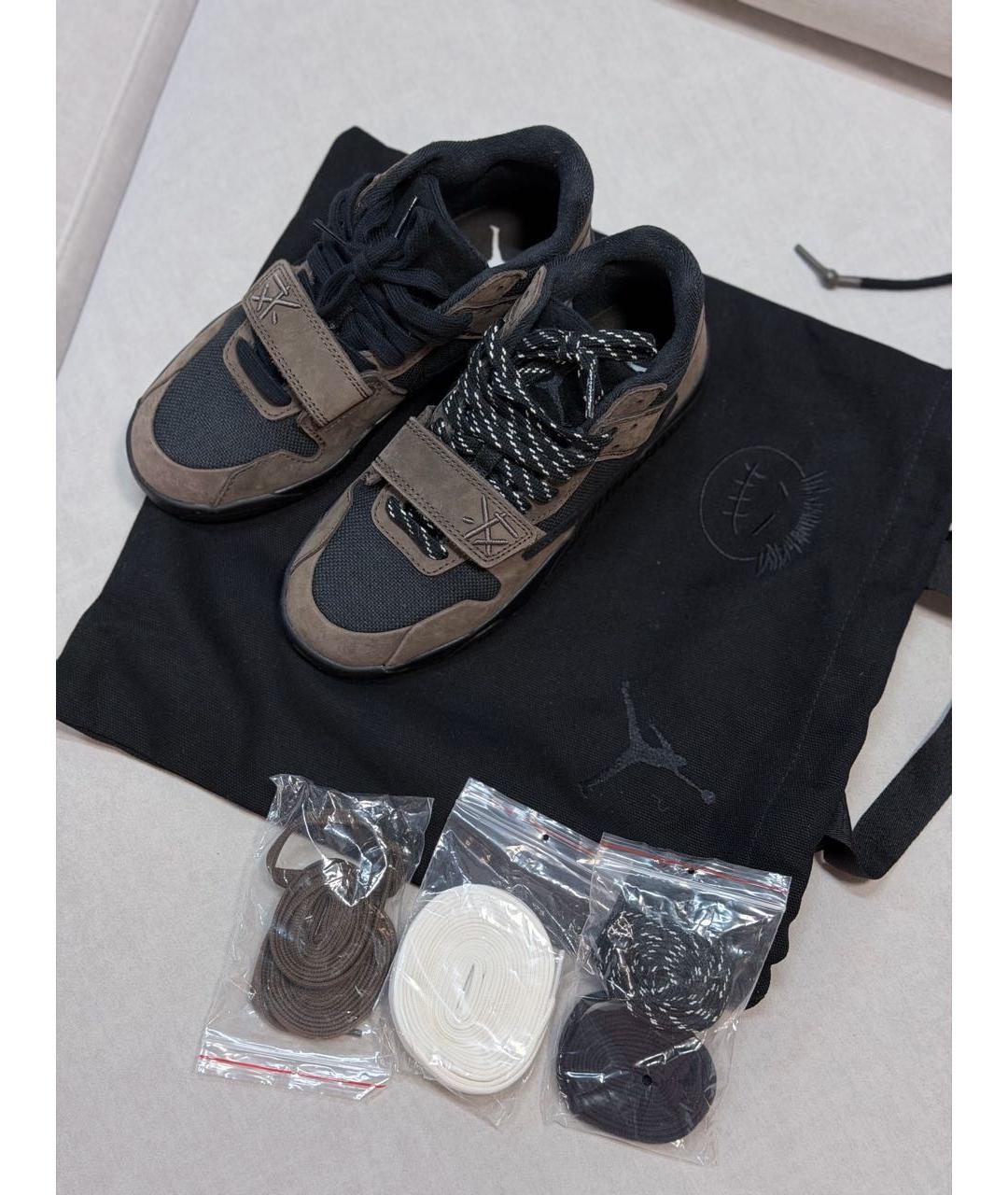 NIKE Коричневые замшевые кеды, фото 5