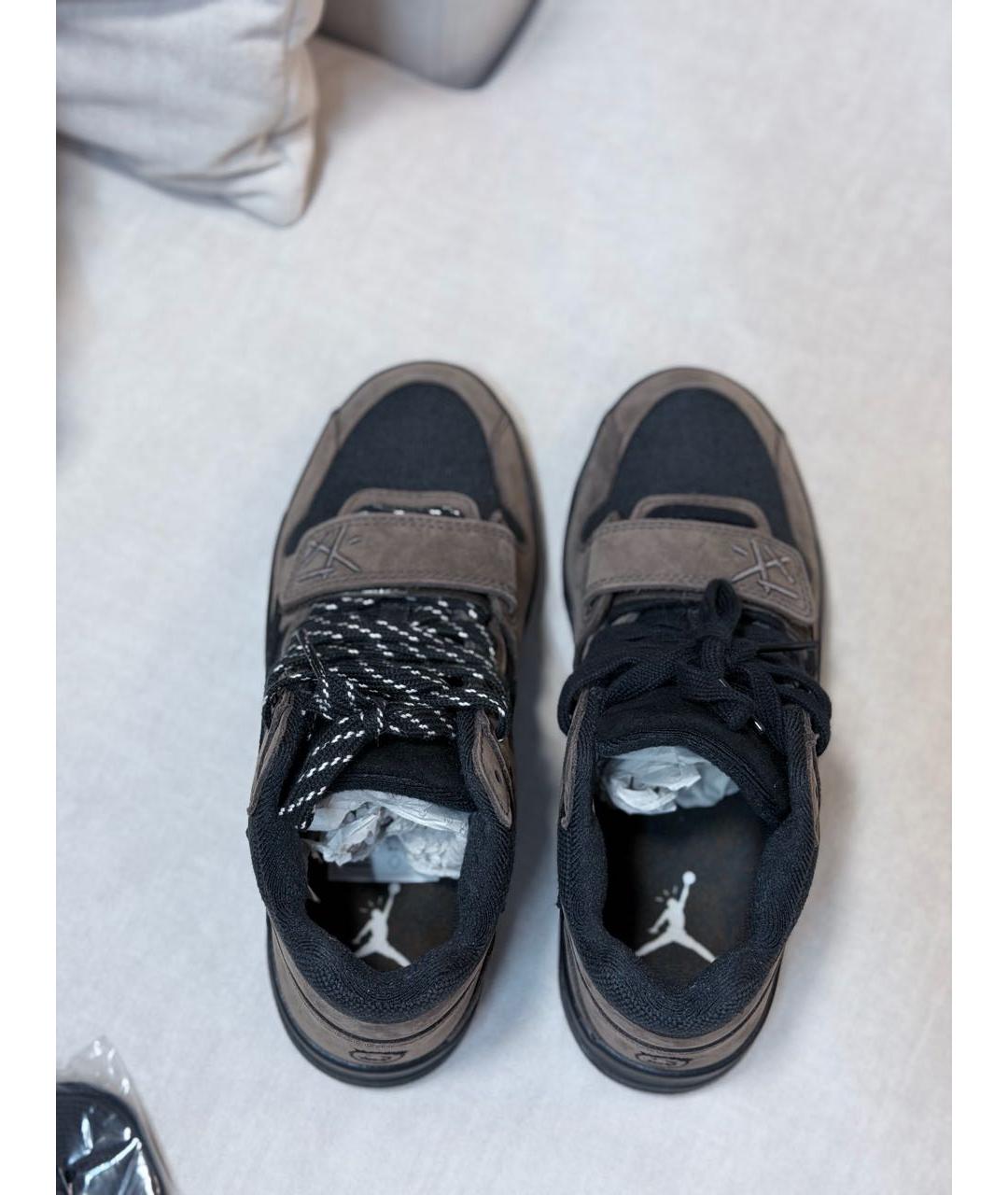 NIKE Коричневые замшевые кеды, фото 3