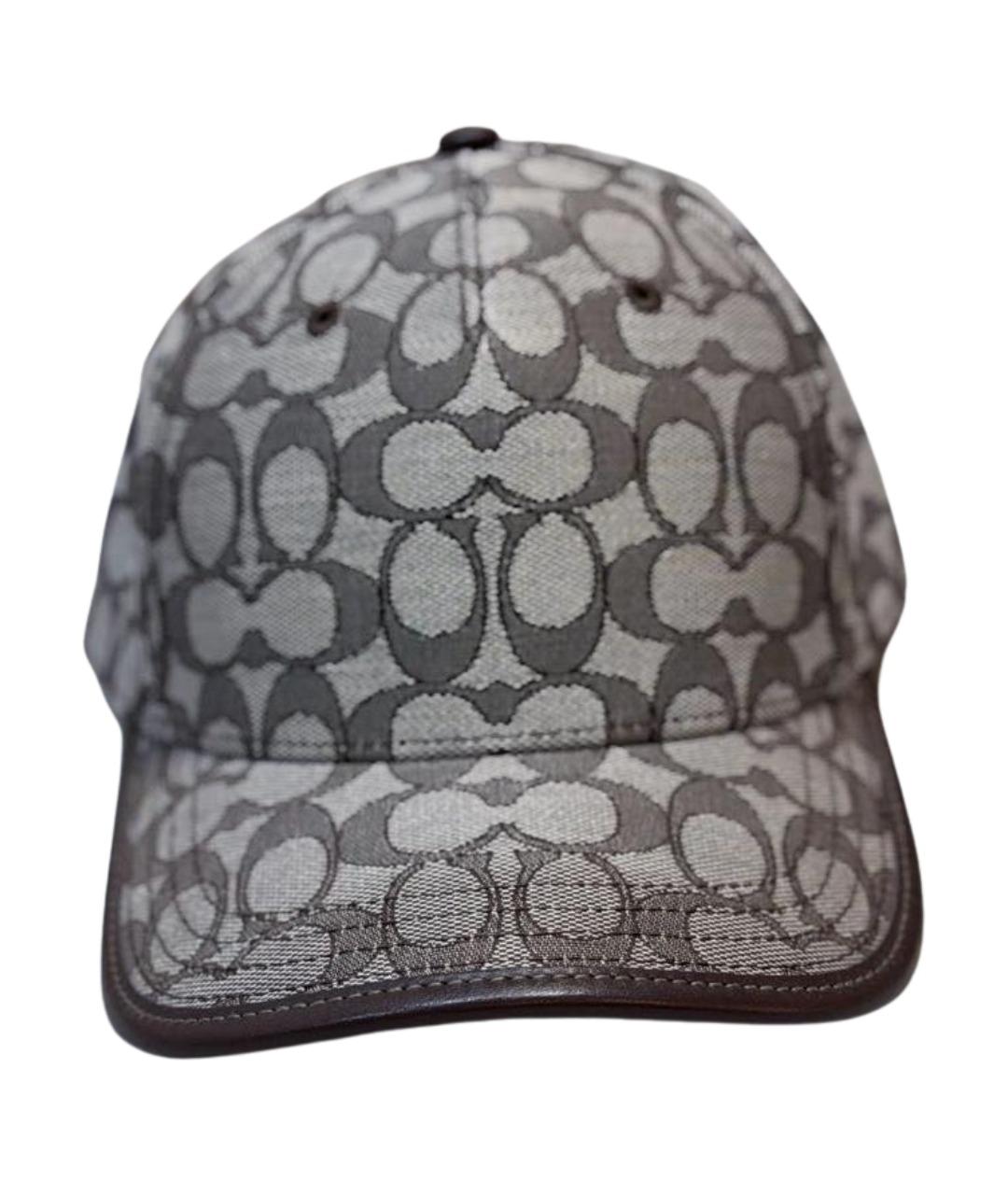 COACH Коричневая кепка, фото 1