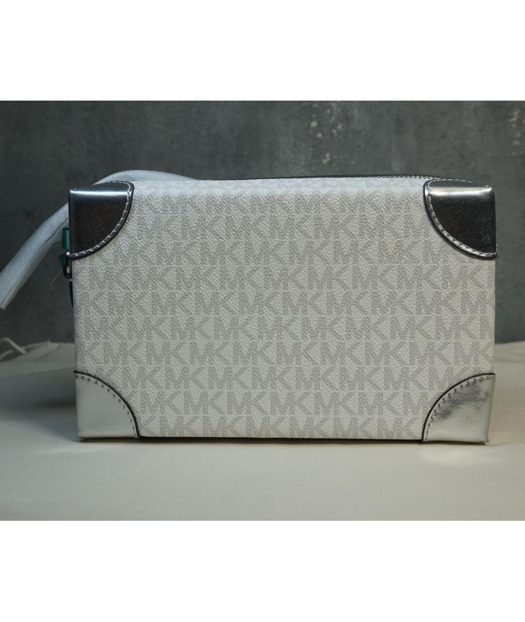 MICHAEL MICHAEL KORS Белая сумка через плечо из искусственной кожи, фото 3