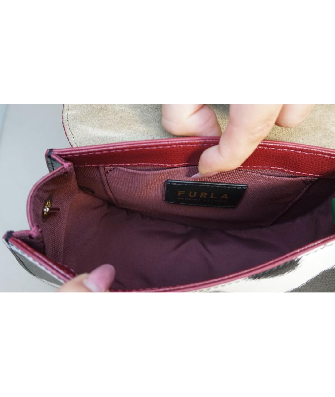 FURLA Мульти кожаная сумка через плечо, фото 8