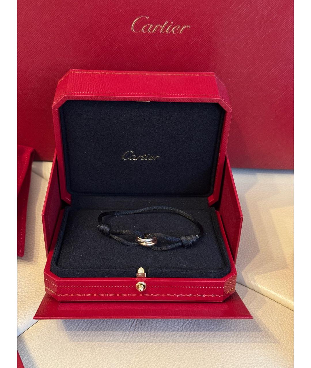 CARTIER Черный браслет из желтого золота, фото 6