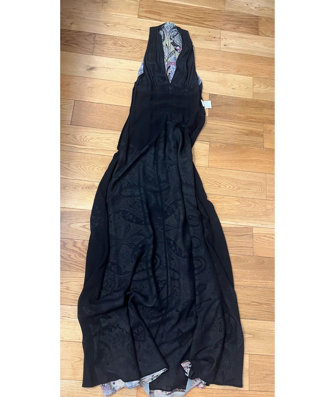 ETRO Мульти шелковое вечернее платье, фото 7