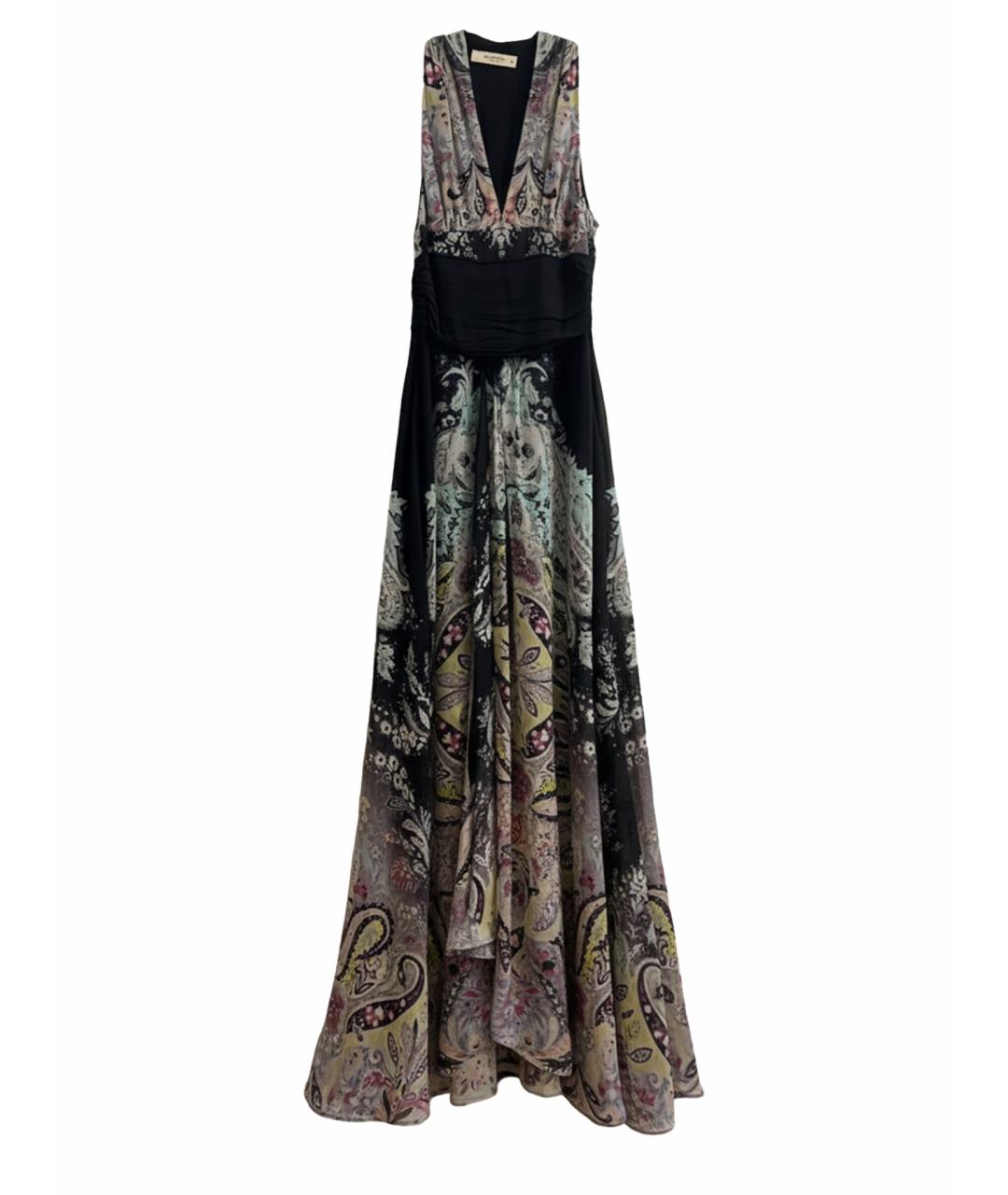 ETRO Мульти шелковое вечернее платье, фото 1