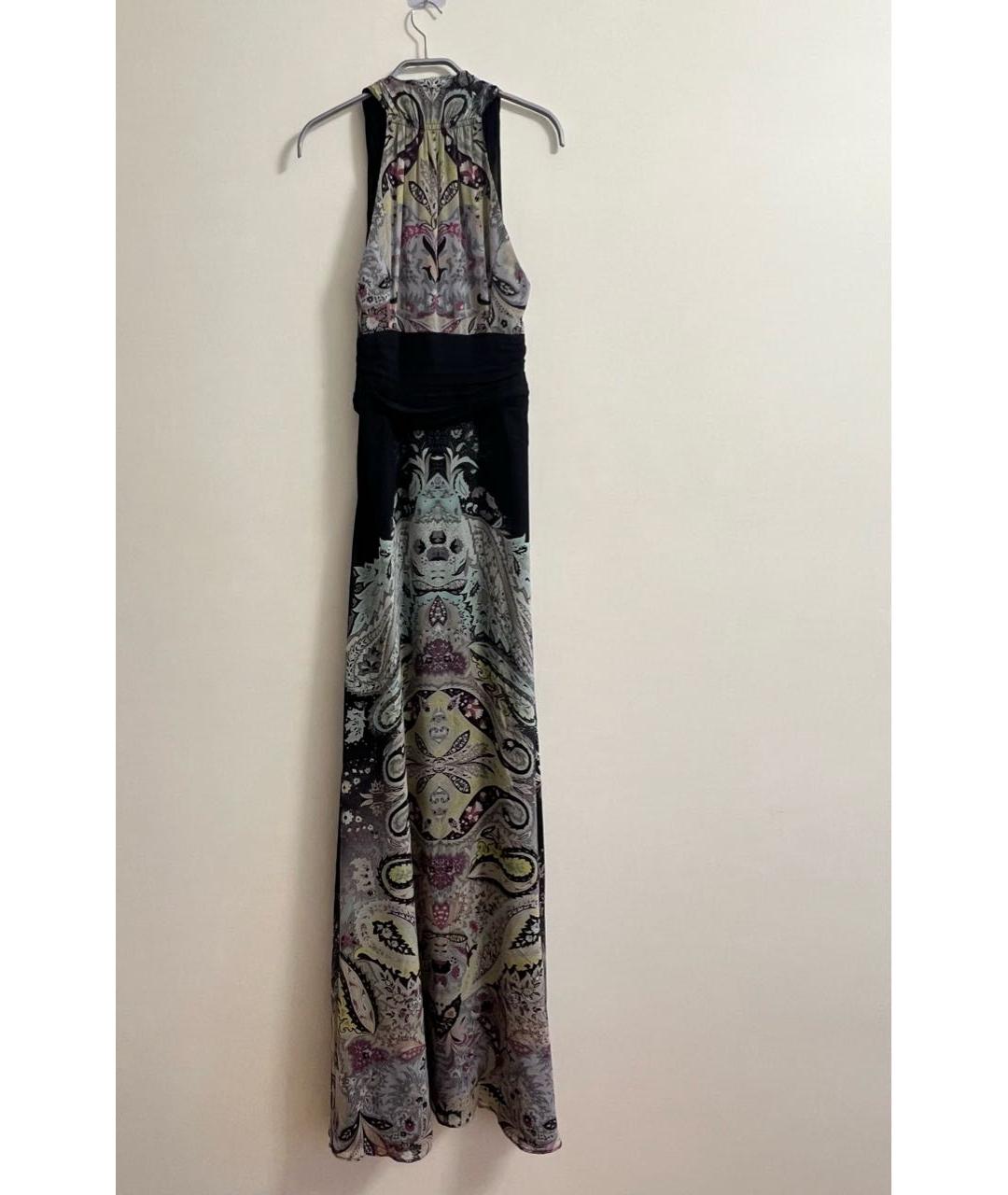 ETRO Мульти шелковое вечернее платье, фото 3