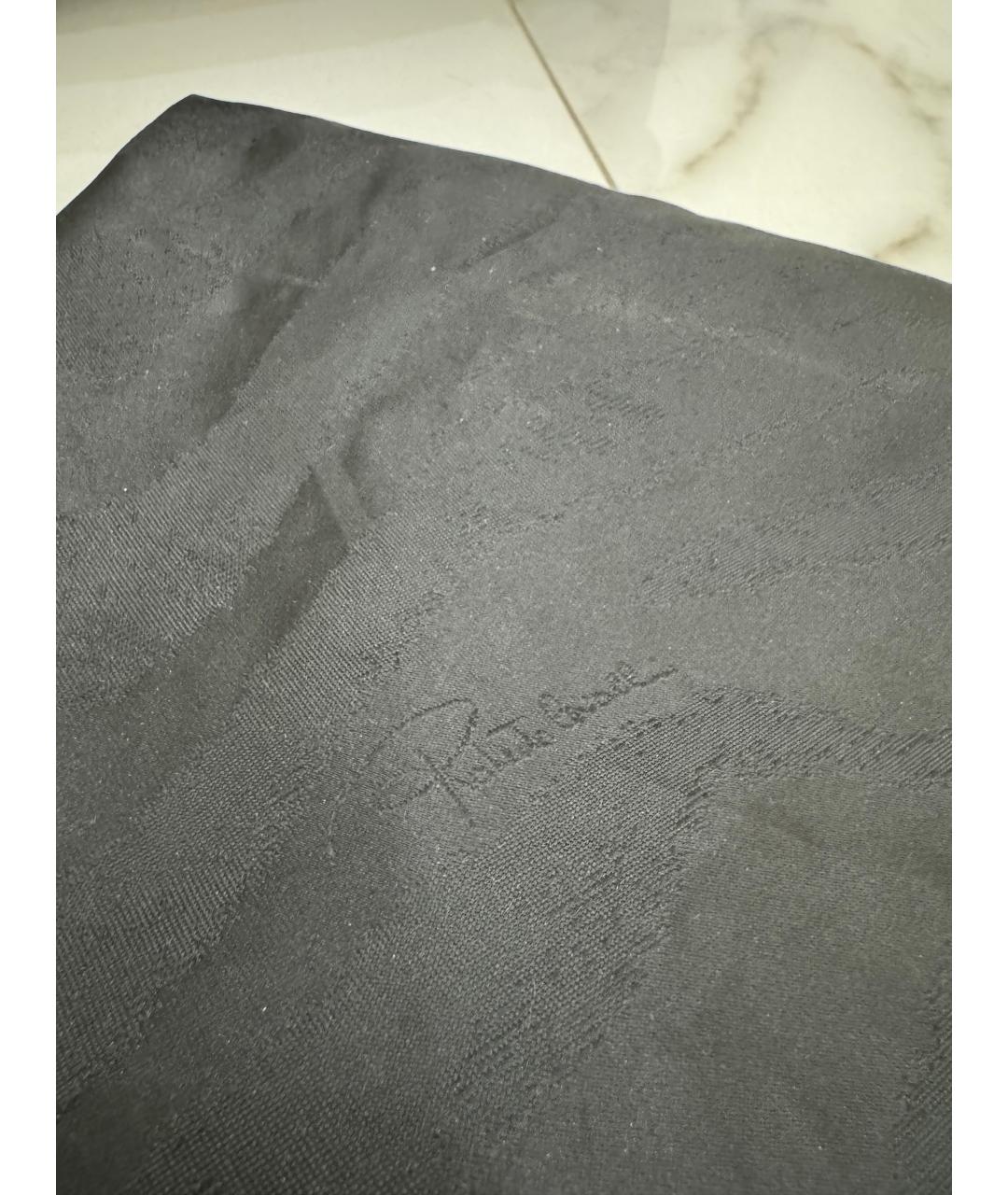 ROBERTO CAVALLI Коричневая замшевая сумка с короткими ручками, фото 6