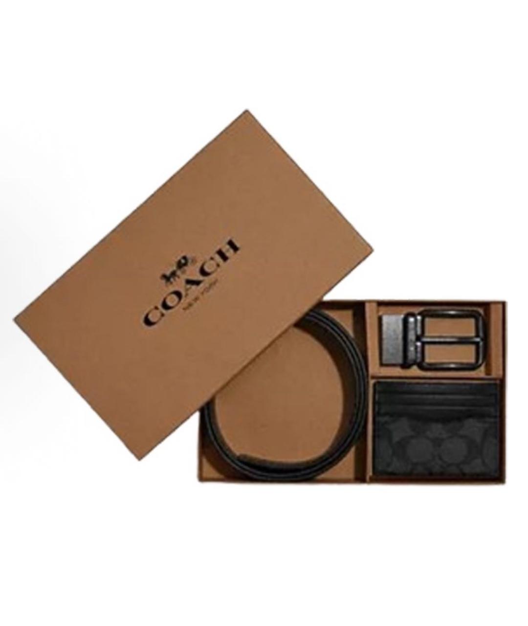 COACH Серый ремень, фото 2