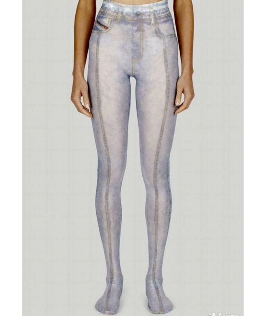 DIESEL Голубые носки, чулки и колготы, фото 7