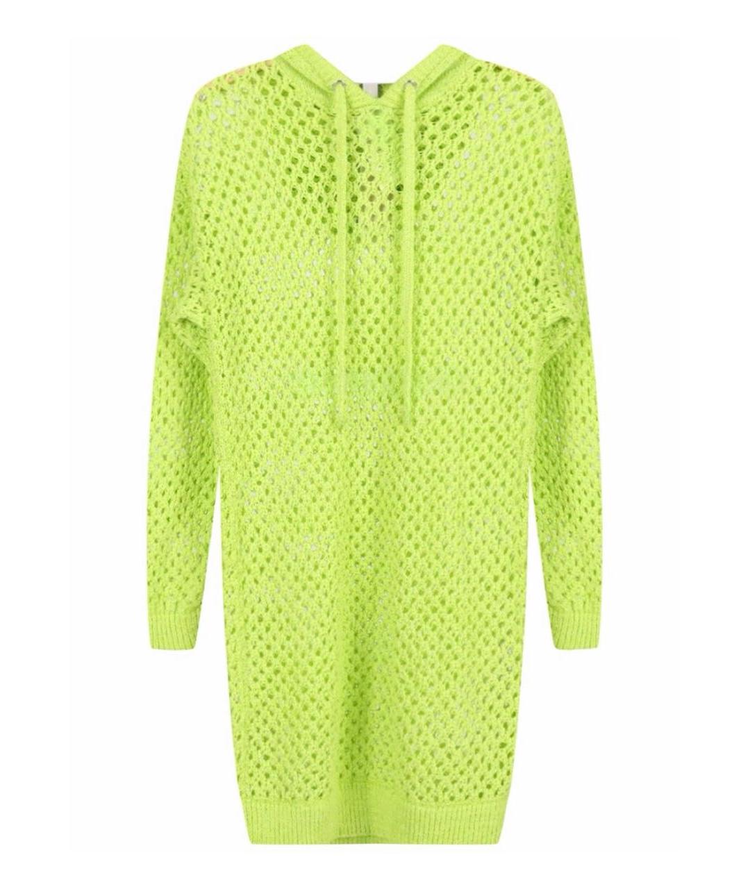 MICHAEL KORS Зеленые хлопковое повседневное платье, фото 1