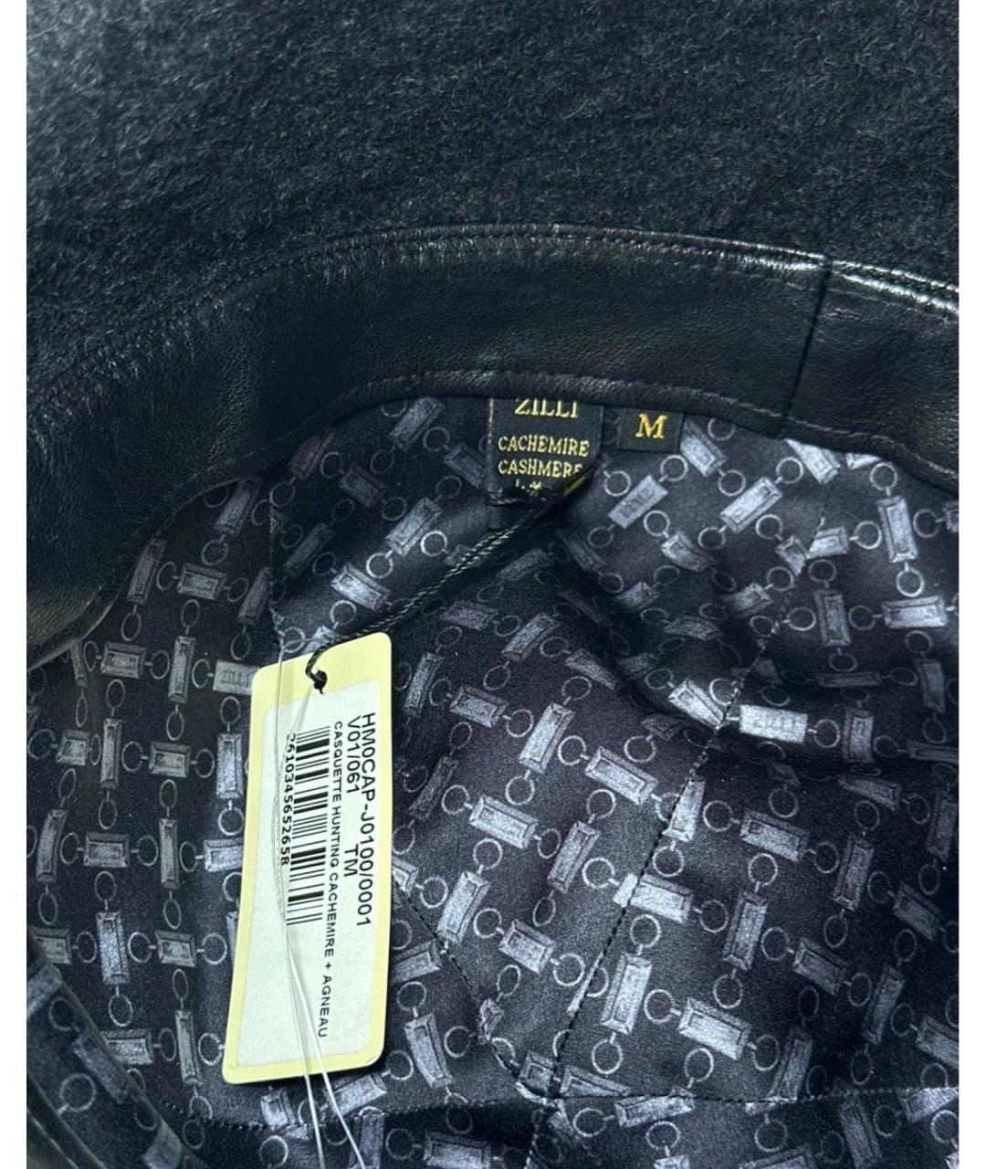 ZILLI Серая кашемировая кепка/бейсболка, фото 8