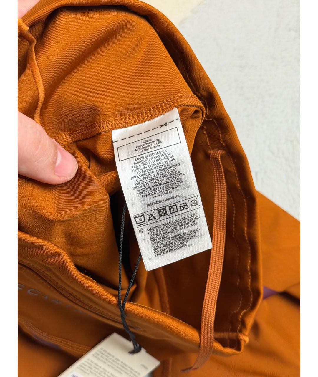 ADIDAS BY STELLA MCCARTNEY Оранжевое синтетические спортивные брюки и шорты, фото 7