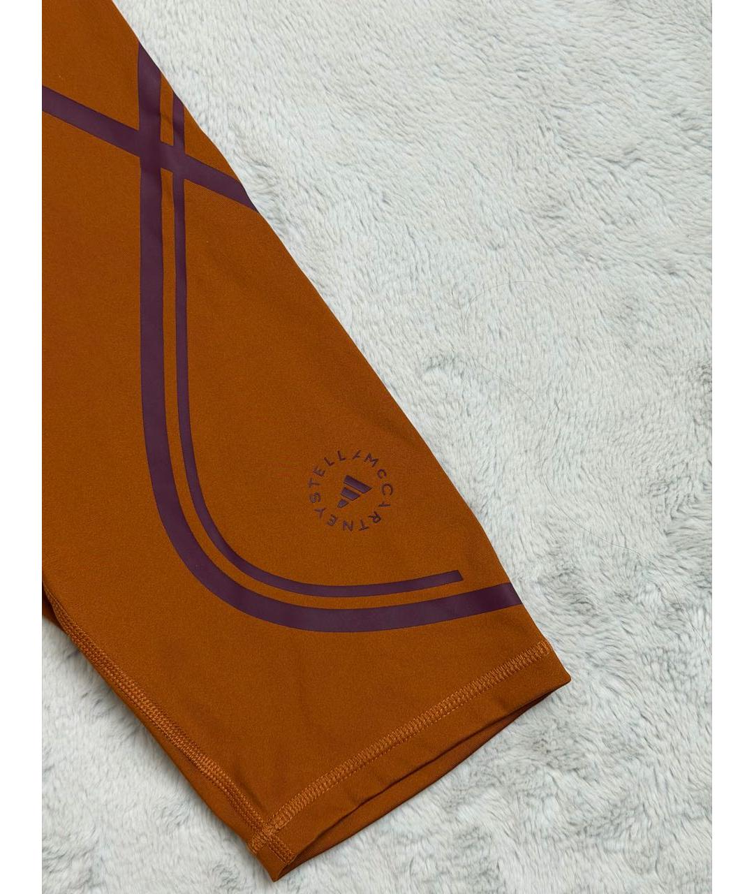 ADIDAS BY STELLA MCCARTNEY Оранжевое синтетические спортивные брюки и шорты, фото 4