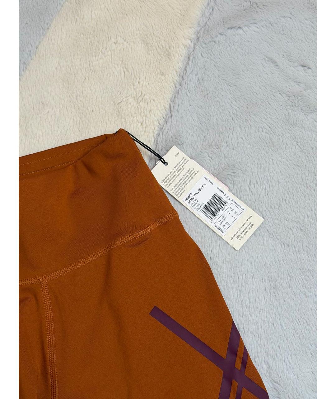 ADIDAS BY STELLA MCCARTNEY Оранжевое синтетические спортивные брюки и шорты, фото 5