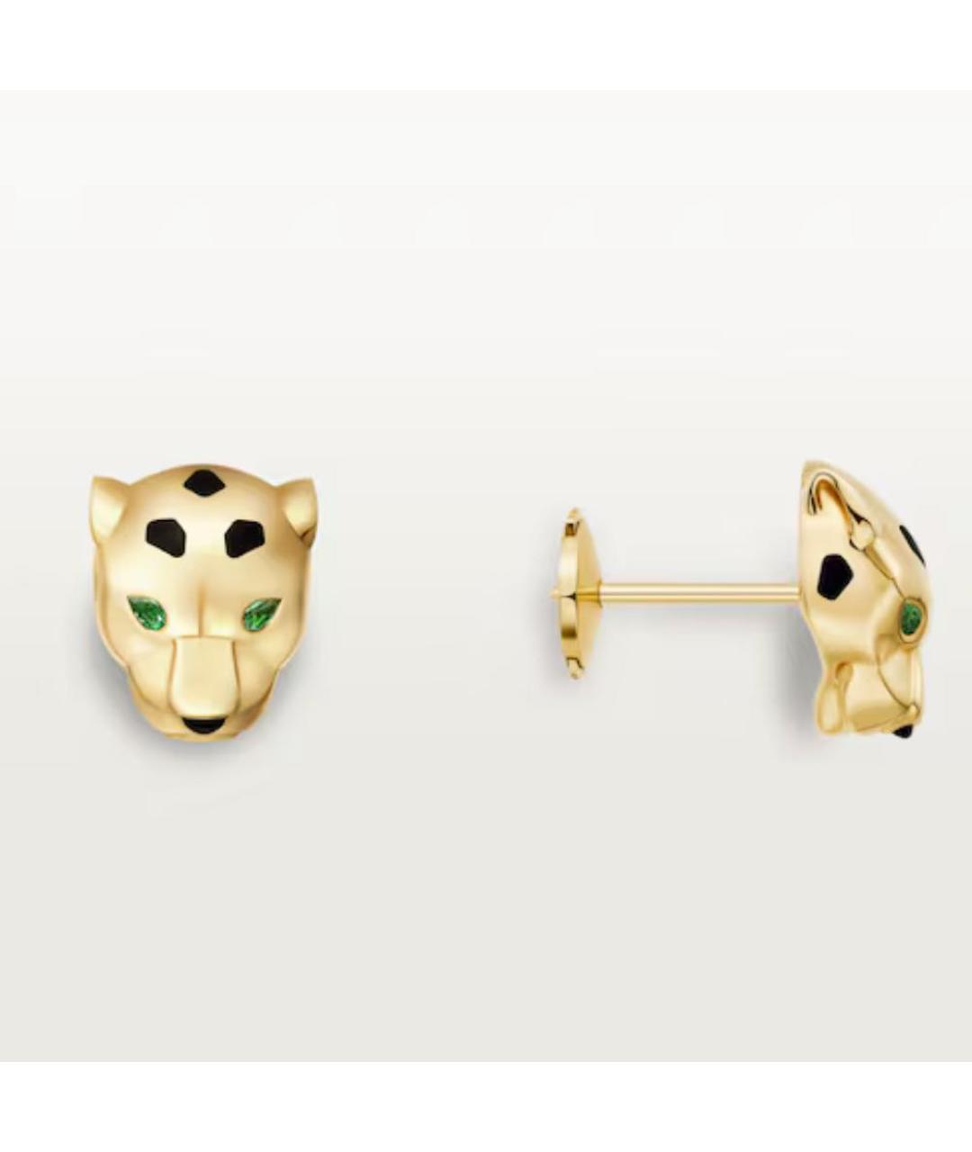 CARTIER Золотые серьги из желтого золота, фото 3