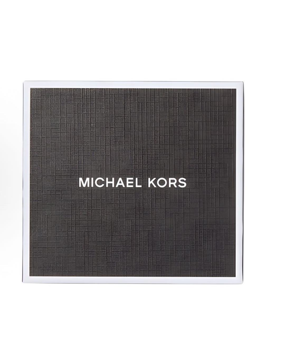MICHAEL KORS Черный кожаный ремень, фото 3