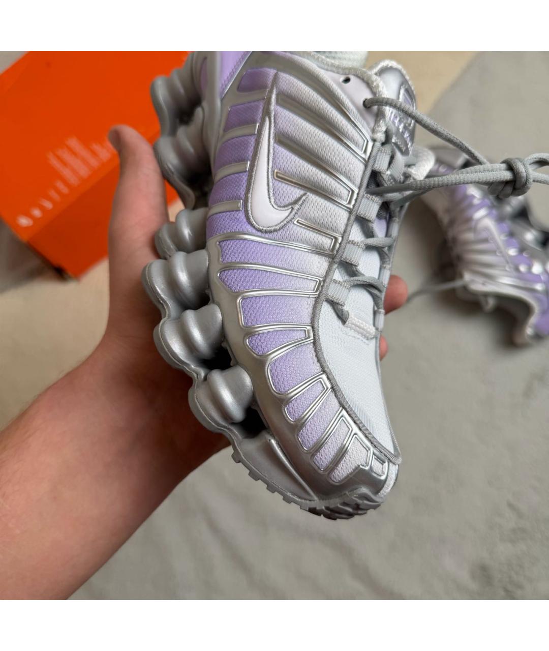 NIKE Фиолетовые текстильные кроссовки, фото 5