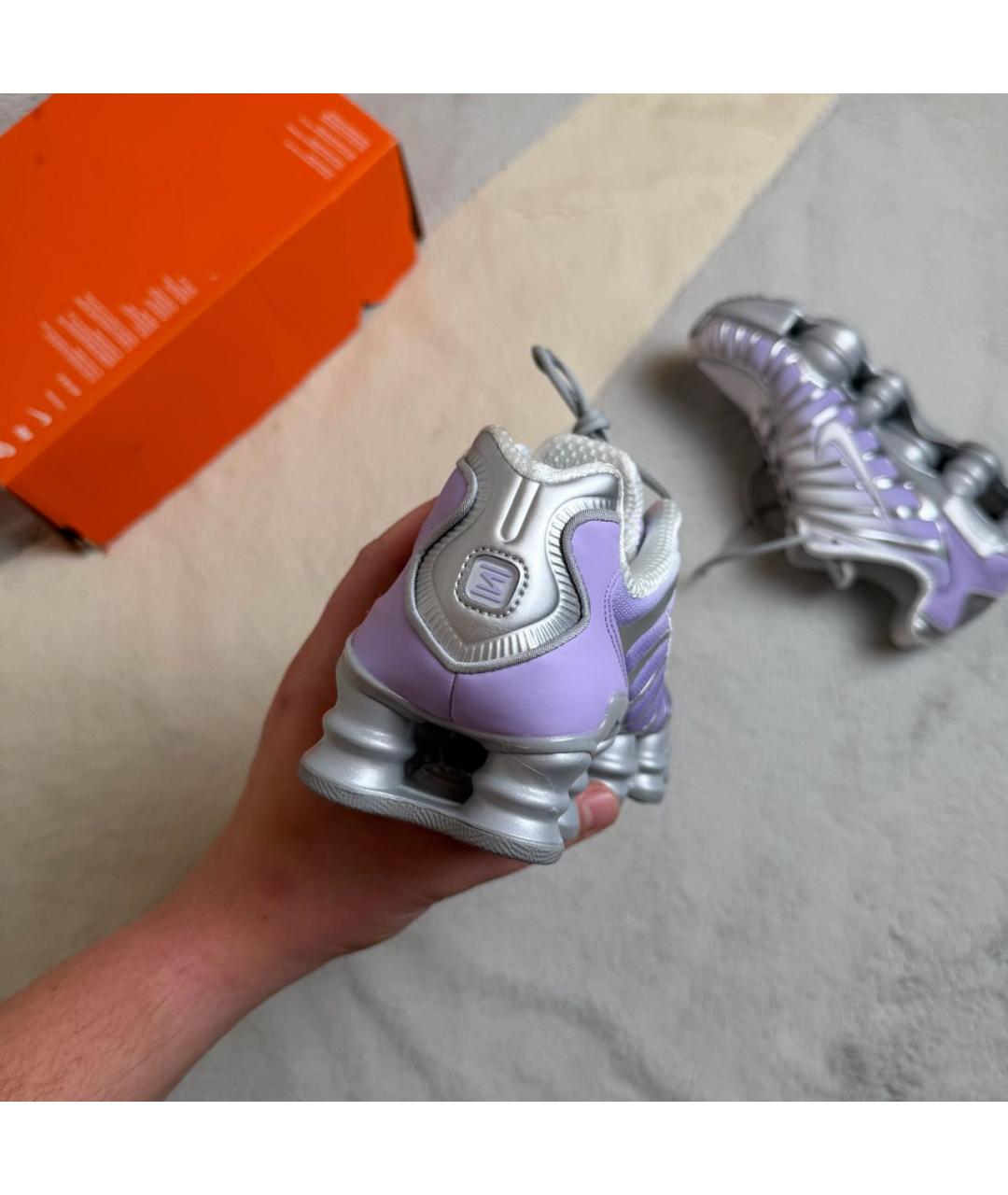 NIKE Фиолетовые текстильные кроссовки, фото 3