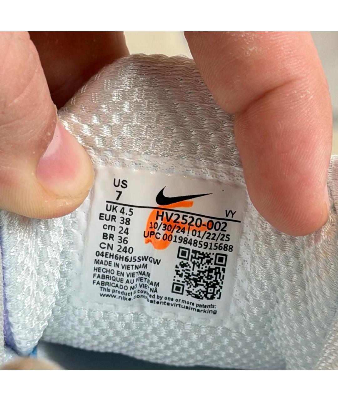 NIKE Фиолетовые текстильные кроссовки, фото 8