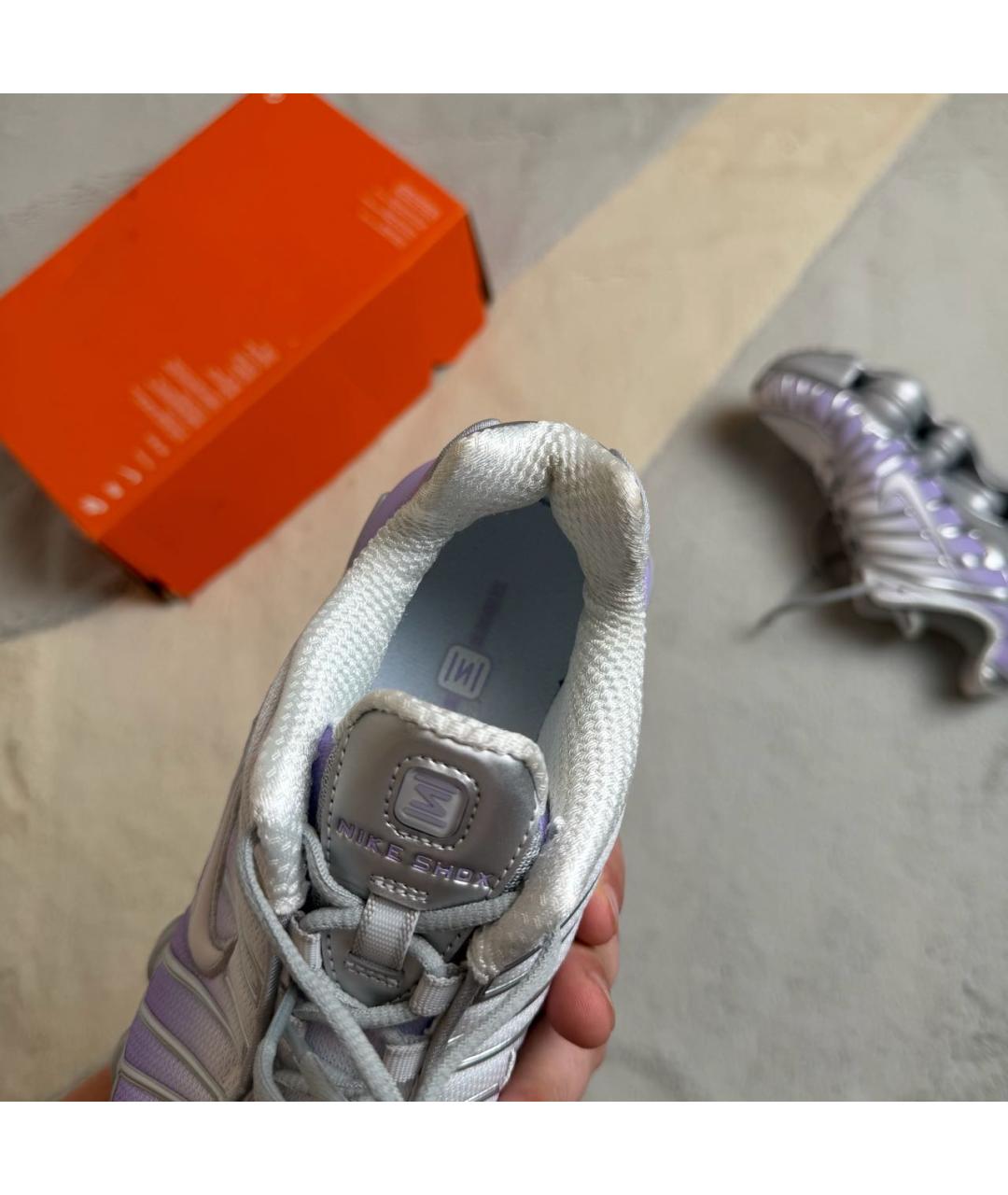 NIKE Фиолетовые текстильные кроссовки, фото 7