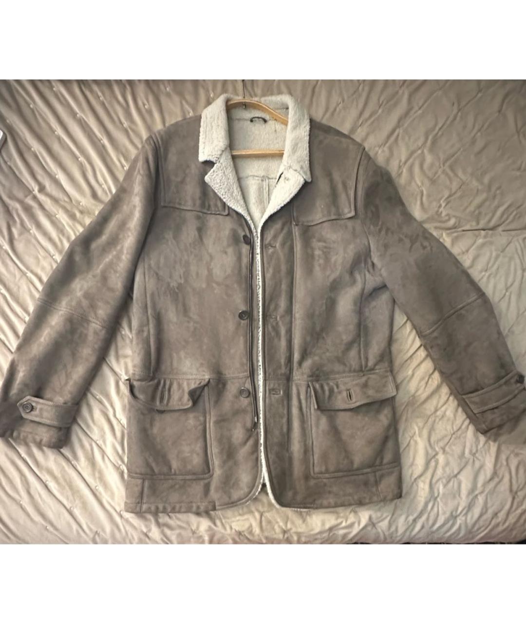 ERMENEGILDO ZEGNA XXX Бежевая шерстяная дубленка/шуба, фото 9